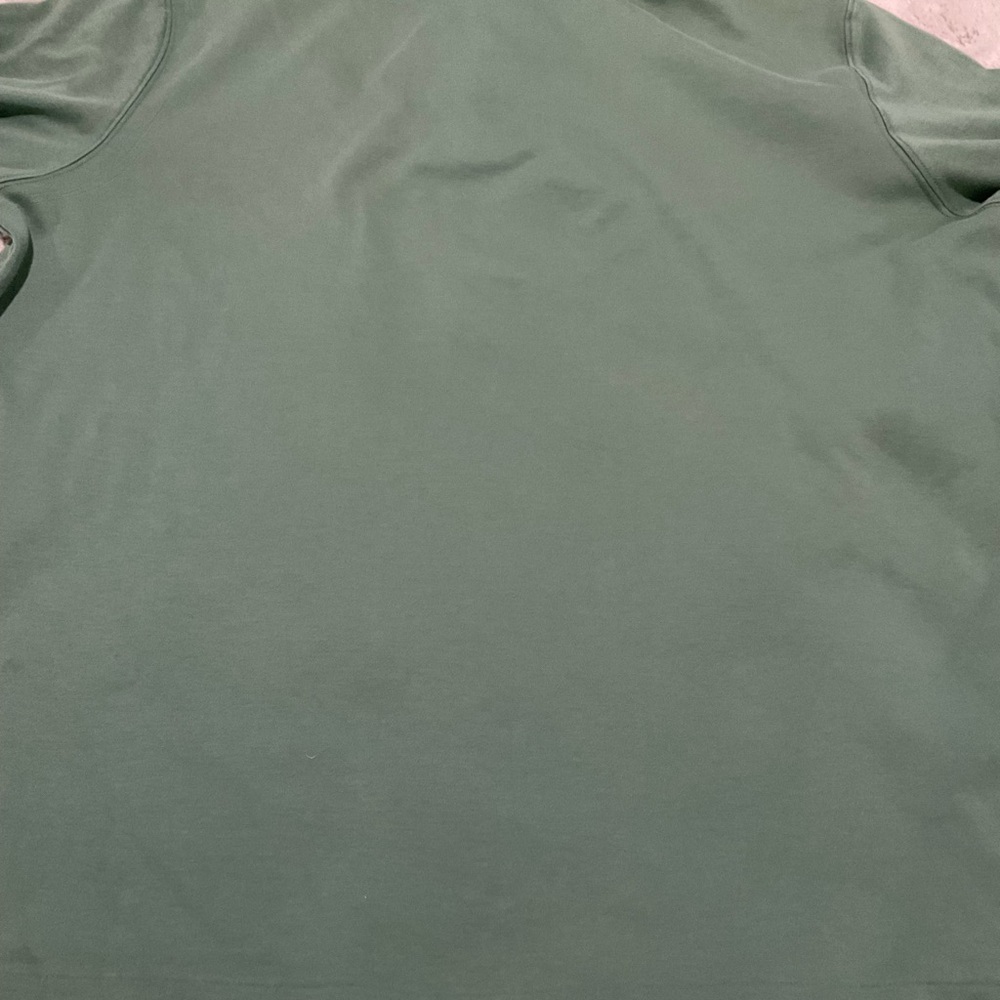 Lands' End Green Polo Shirt Classic Cotton Blend - Picture 5 of 5